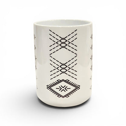 MALU - 15oz/440ml White Ceramic Mug