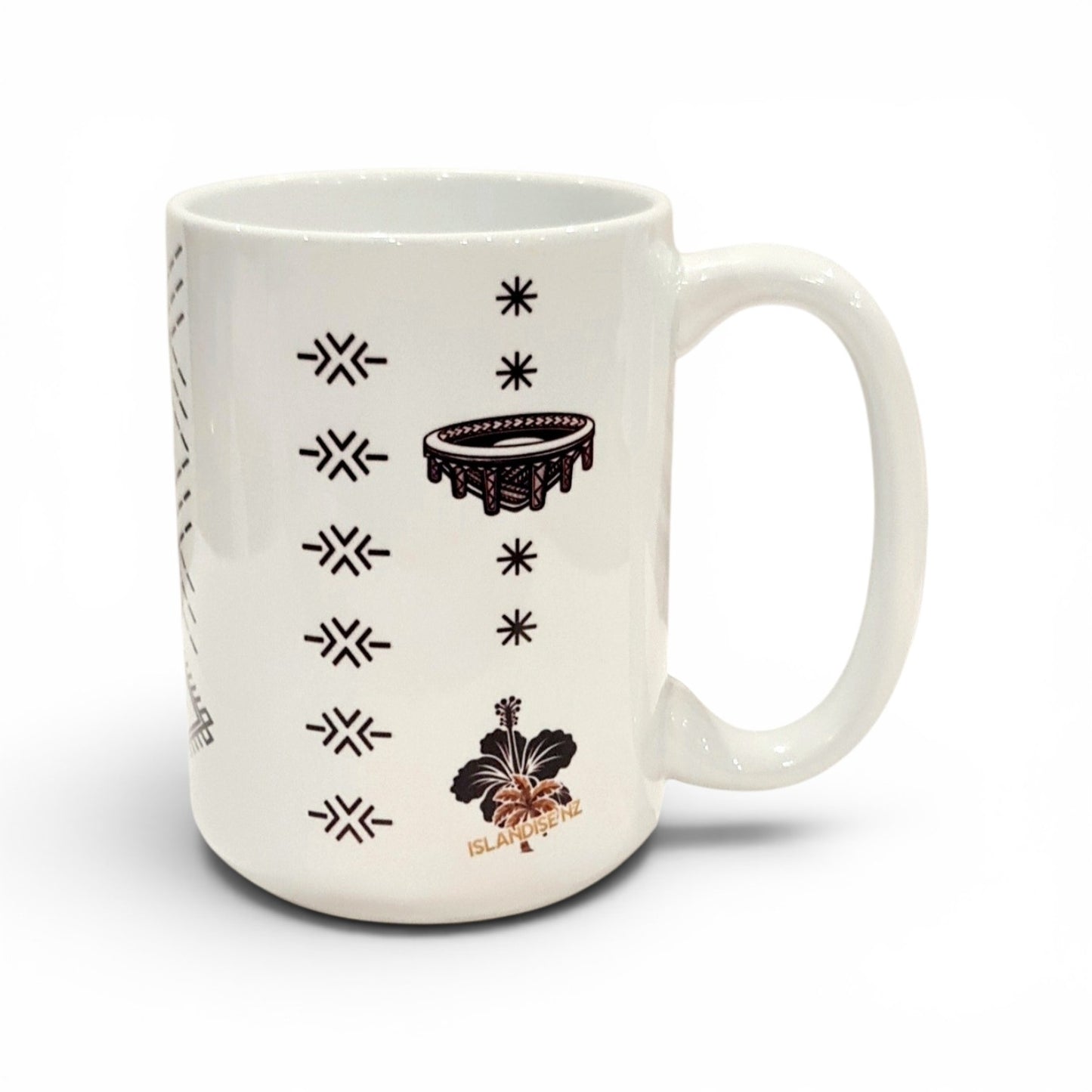 MALU - 15oz/440ml White Ceramic Mug