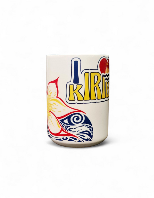 I LOVE KIRIBATI - 15oz/440ml White Ceramic Mug
