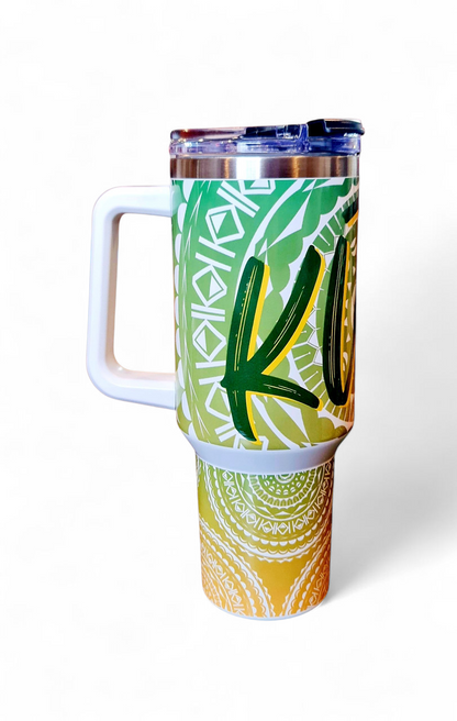 KŪKI 'AIRANI - 1.2 Litre/40oz Stainless Steel Tumbler with handle