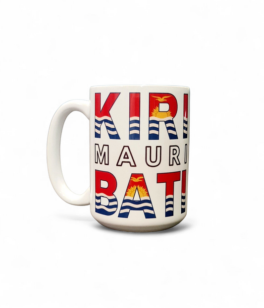 MAURI KIRIBATI - 15oz/440ml White Ceramic Mug