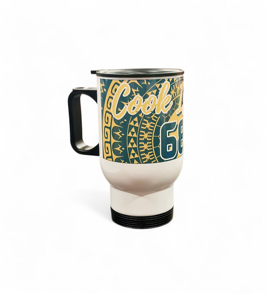 COOK ISLANDS 682 - 440ml/15oz Stainless Steel Travel Mug