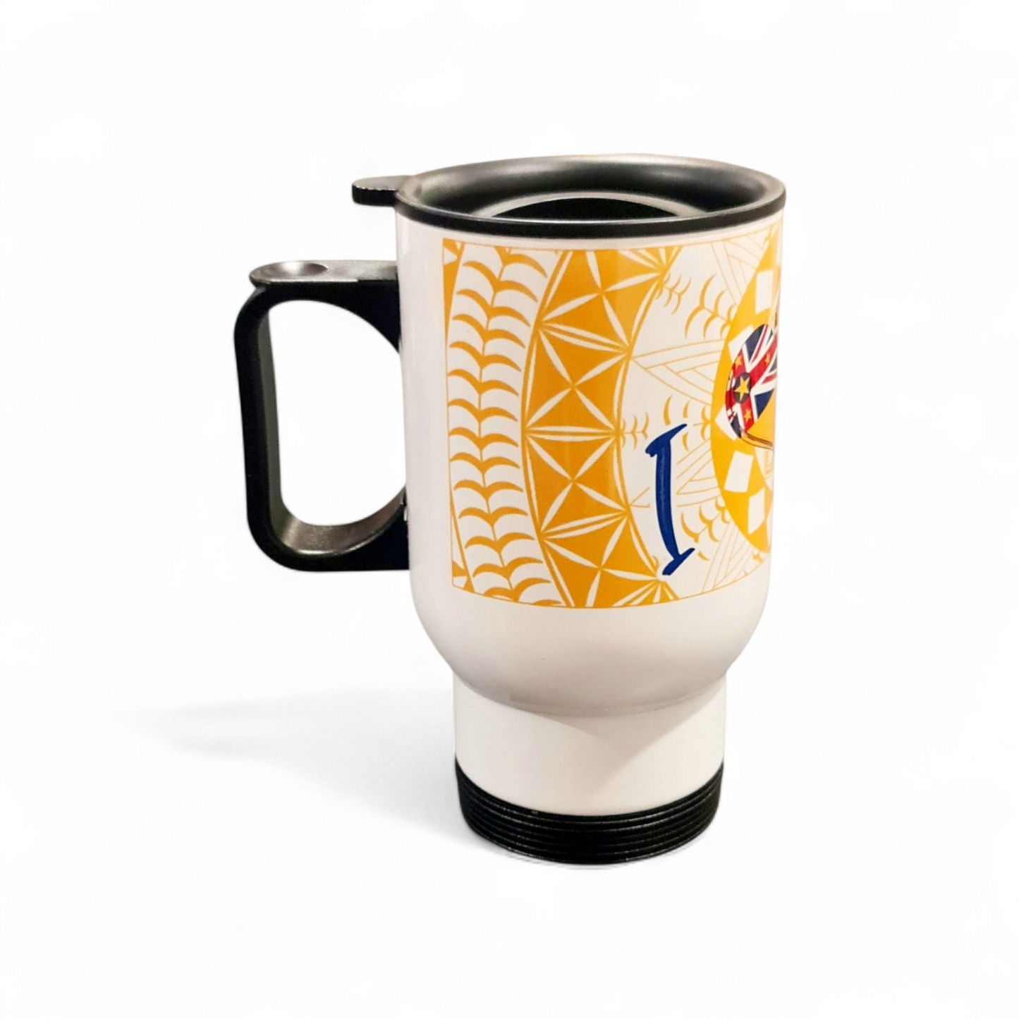I LOVE NIUE - 15oz/440ml Stainless Steel Travel Mug