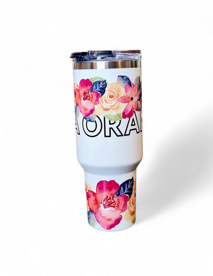 KIA ORANA - 1.2 Litre/40oz Stainless Steel Tumbler with handle