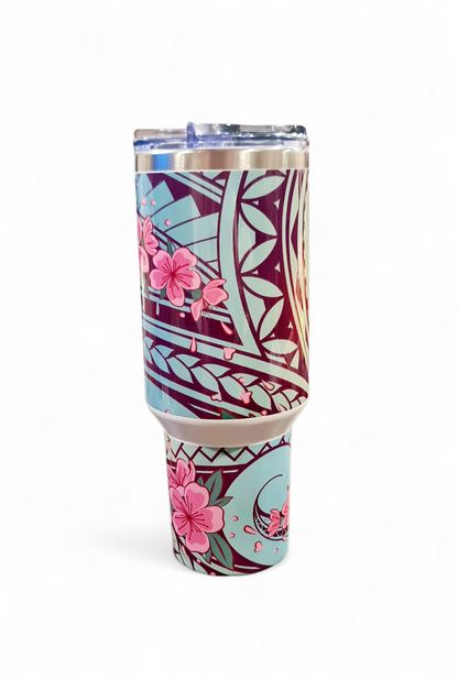 AUTE PASIFIKA - 1.2LItre/40oz Stainless Steel Tumbler with Handle